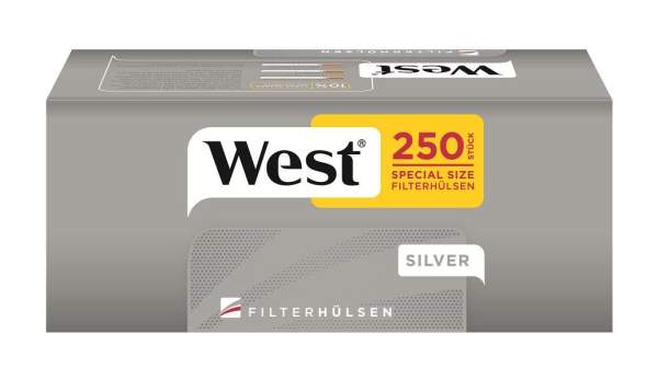 West Special Filter Size Silver Hülsen