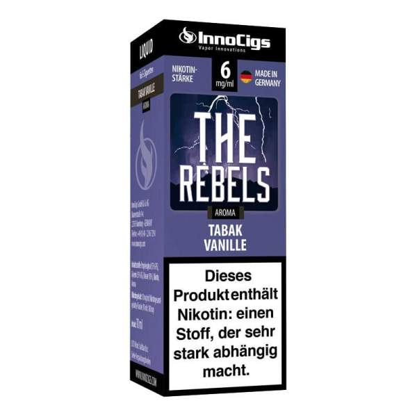 InnoCigs Liq.The Rebels (Tab/Van) 06mg