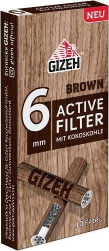 Gizeh brown Active Filter 6mm