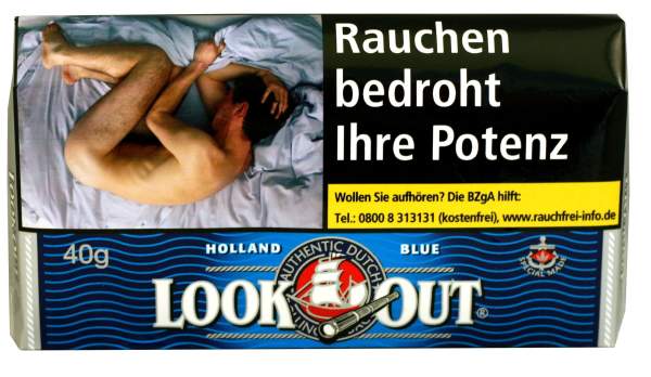 Look Out Holland Blue Pouch