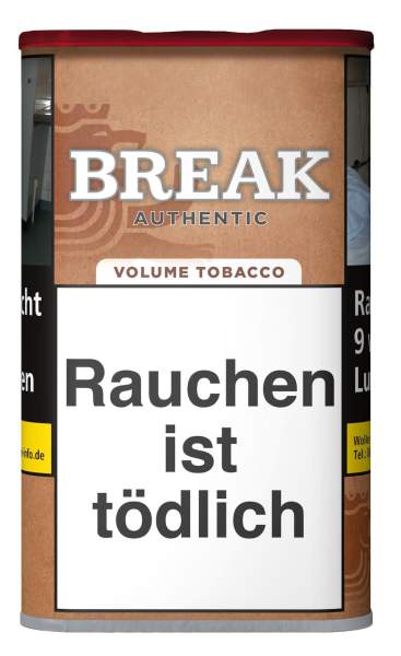 Break Authentic Volumen Tobacco Dose