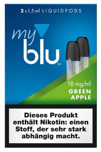 myblu Pods Green Apple 18mg