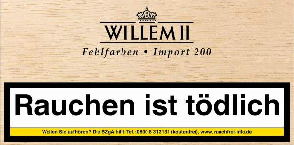 Willem II Fehlfarben No.200 Import Sum.