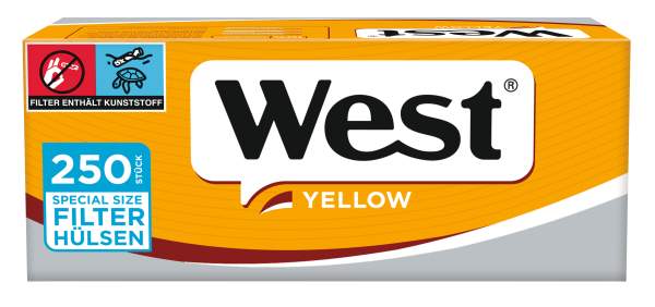 West Special Filter Size Yellow Hülsen