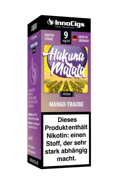 InnoCigs Liquid Hakuna Matata(Mango/Traube)09mg