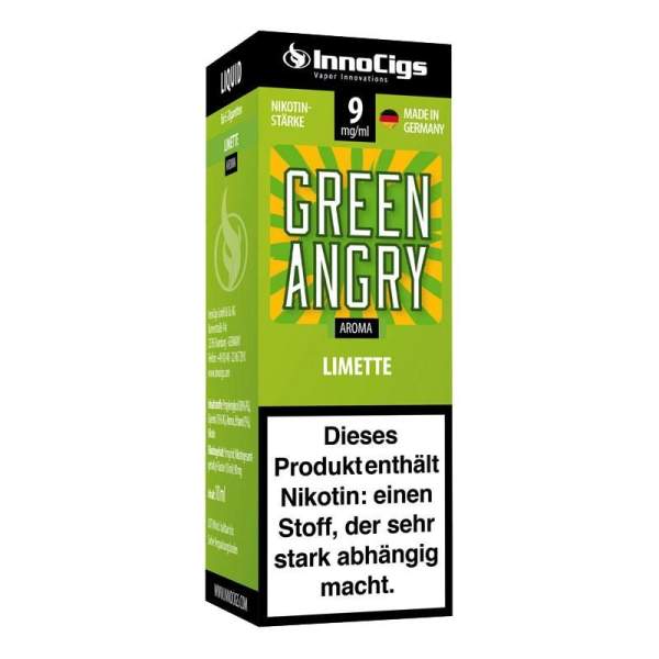 InnoCigs Liq.Green Angry (Limette) 09mg