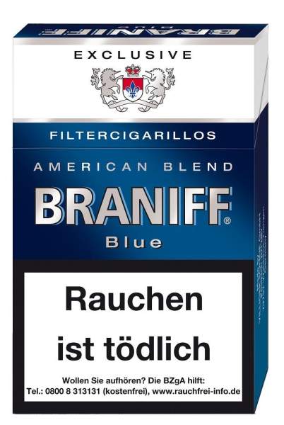 Braniff Naturdeckblatt Blue Exclusive