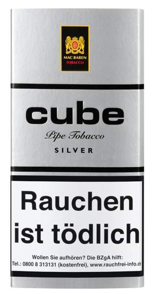 Mac Baren Cube Silver Pouch
