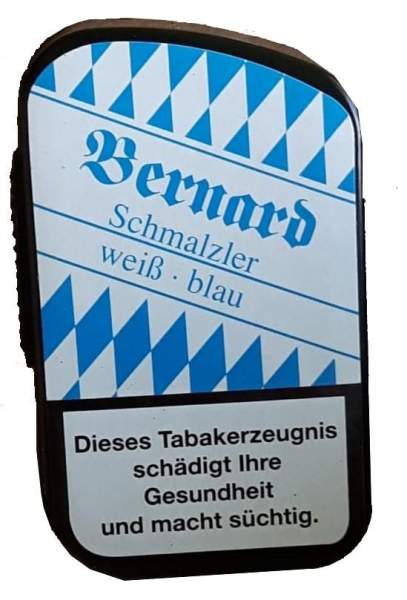 Bernard Schmalzler weiß-blau Dose