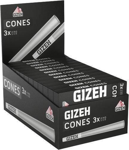 Gizeh Black Cones + Tip 3er