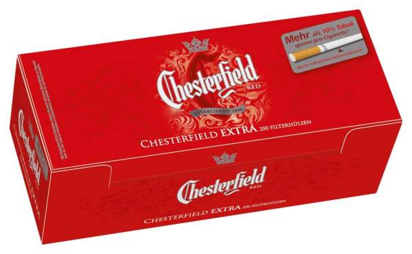 Chesterfield Red Extra Hülsen
