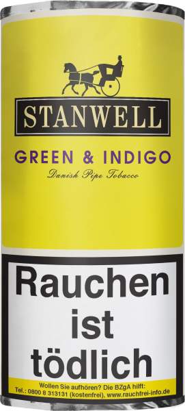 Stanwell Green & Indigo Pouch