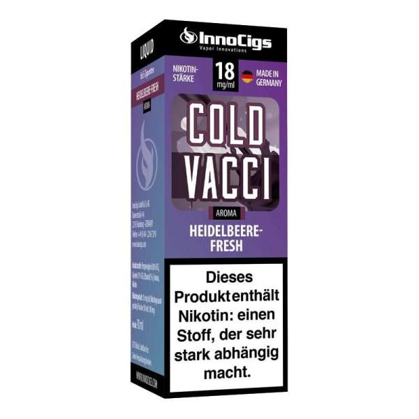 InnoCigs Liquid Cold Vacci (Fresh Heidelbeere)18mg