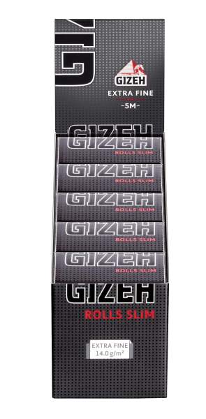 Gizeh black Extra Fine Rolls Slim