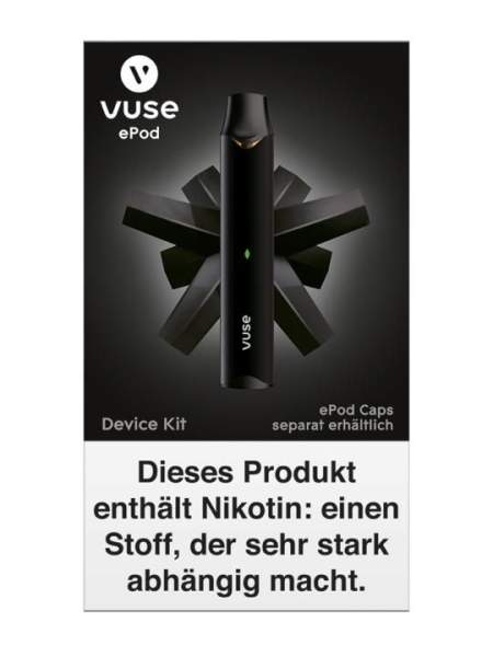 Vuse ePod Device Kit Schwarz