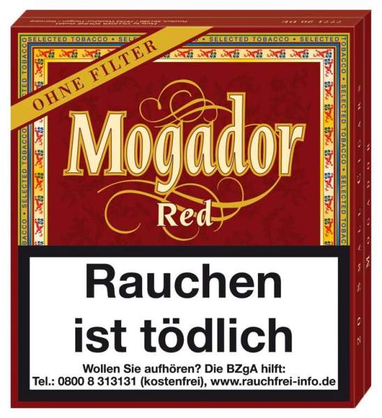 Mogador Red Naturdeckblatt