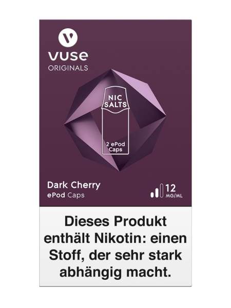 Vuse ePod Dark Cherry Nic Salts 12mg/2 Caps