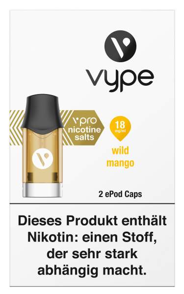 Vype ePod Wild Mango 18mg/2 Caps