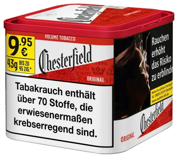 Chesterfield Volume Tobacco Red M Dose