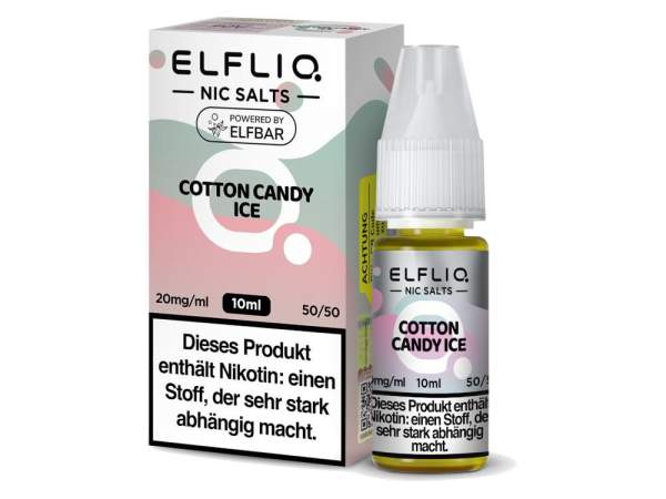 ELFLIQ Nikotinsalz Liquid Cotton Candy Ice 20mg