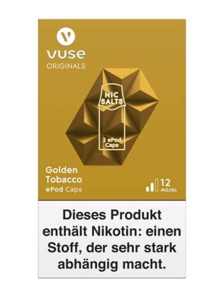 Vuse ePod Golden Tobacco Nic Salts 12mg/2 Caps
