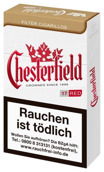 Chesterfield Red King Size Filter Ciga.