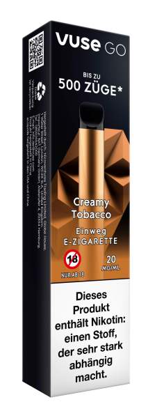 Vuse GO E-Shisha EW Creamy Tobacco 20mg