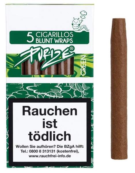 Purize Blunt Wraps Cigarillo Green