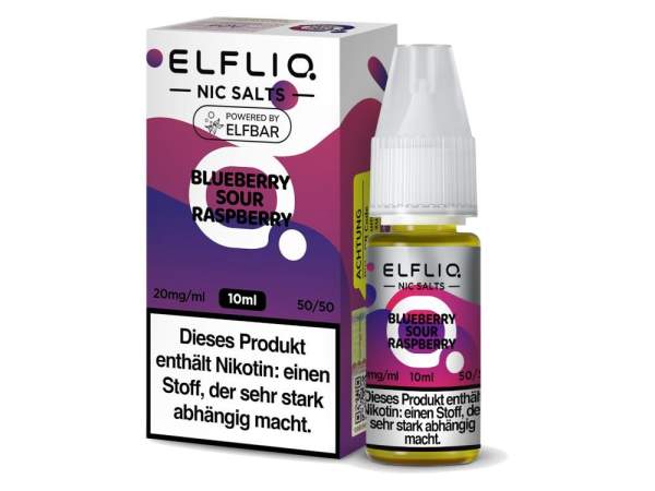 ELFLIQ Nikotinsalz Liquid Blueberry Sour Raspberry 20mg