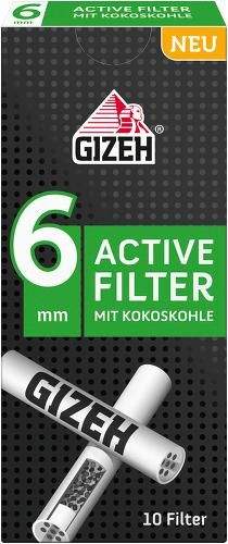 Gizeh black Active Filter 6mm