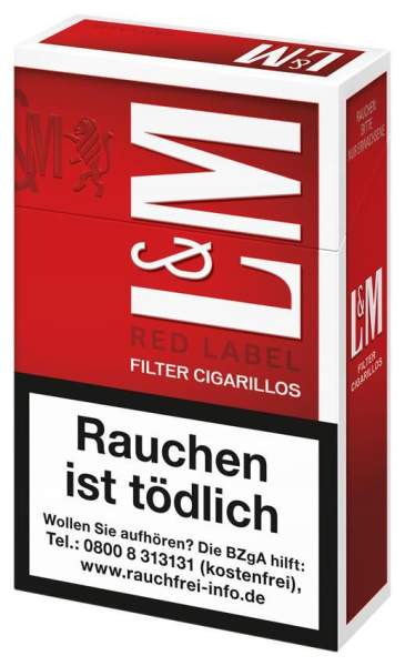 L&M Filter Cigarillos Red Label
