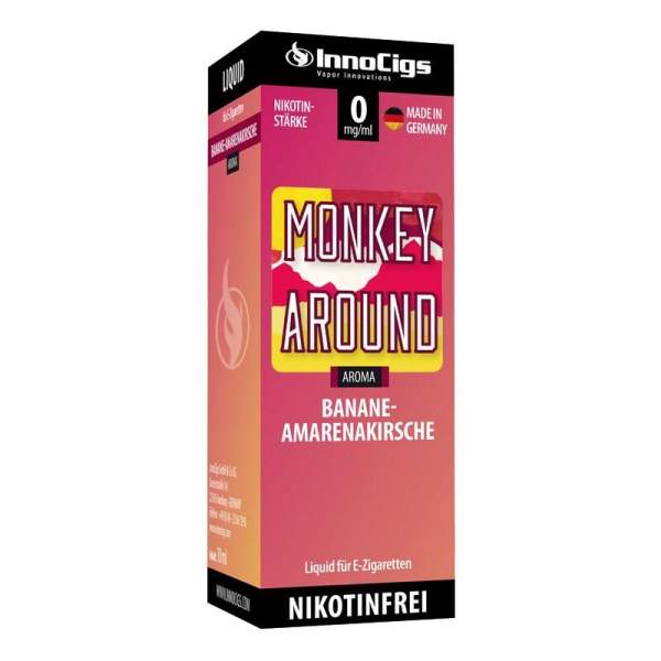 InnoCigs Liquid Monkey Around (Banane/Kirsche) 00mg